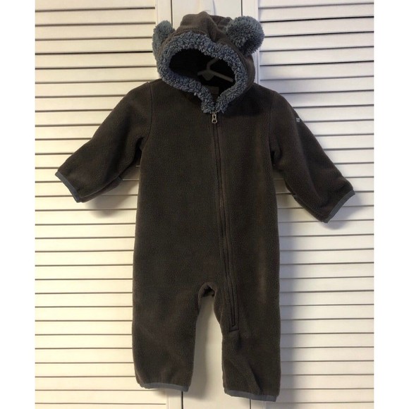 Columbia Size 3-6 M Brown Snowsuit Bunting - Picture 1 of 6
